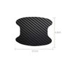 4 Pieces of Car Door Handle Protective Film, Carbon Fiber Stickers, Scratch Resistant Covers, Exterior Accessories,Car Film