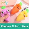 Novelty Stress Relief Toys with Pop Out Eyes Vegetables Slow Rebound Silicone Squeeze Toy for ADHD