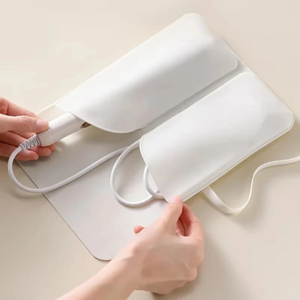 Silicone Hair Straight Iron Organizer Portable Hair Perming Stick Case  Hair Styling Tools Storage