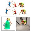 Climbing Figures in 1/64 Scale for Scenic Displays