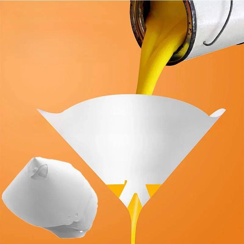 

Автомобильная сетка для распыления краски, бумажный фильтр, очищающая воронка, одноразовый фильтр для краски, конические нейлоновые микронные бумажные воронки, инструменты