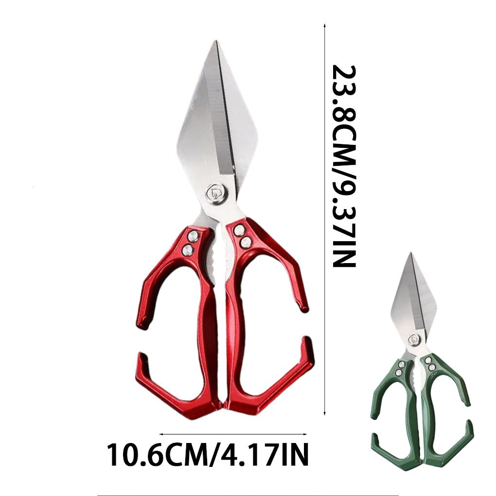 Heavy Kitchen Scissors Multifunctional Japanese Food Stainless Steel Anti-Rust Handle Comfortable and To Clean for Fish