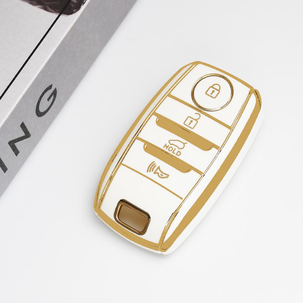 4 Buttons Auto Keyless for Kia Rio Rio5 Sportage R K3 KX3 K4 K5 Ceed Sorento Cerato Optima TPU Car Key Case Shell Fob Cover