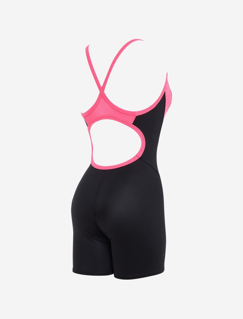 Toneidoseupocheu Play Part 2 Half-Body V X-Back Black Swimsuit