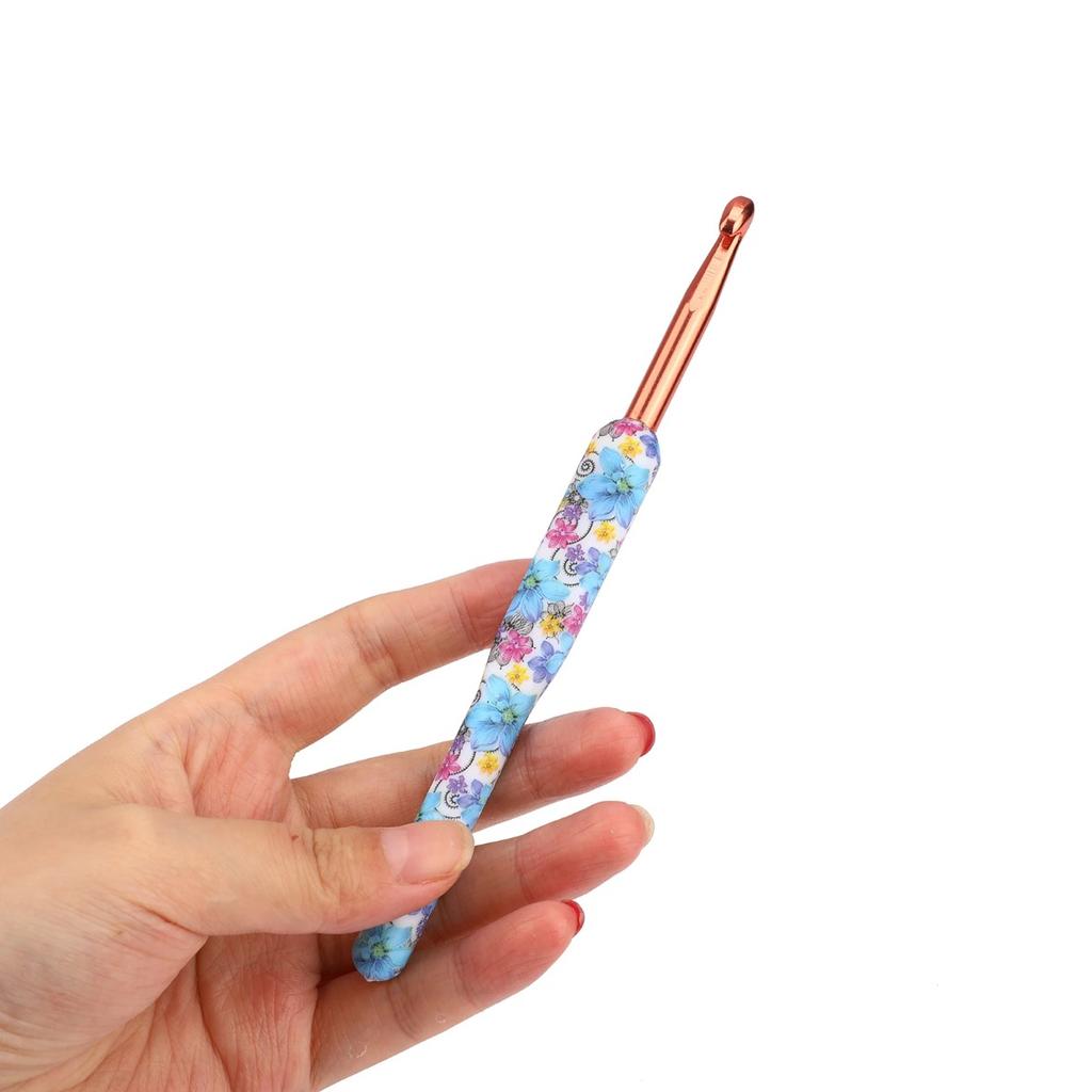 8pcs/set Sewing Crochet Hooks Ceramic Handle Alumina Crochet Hooks Knitting Needles Set Sewing Crochet for Weave Sewing Needles DIY Tool