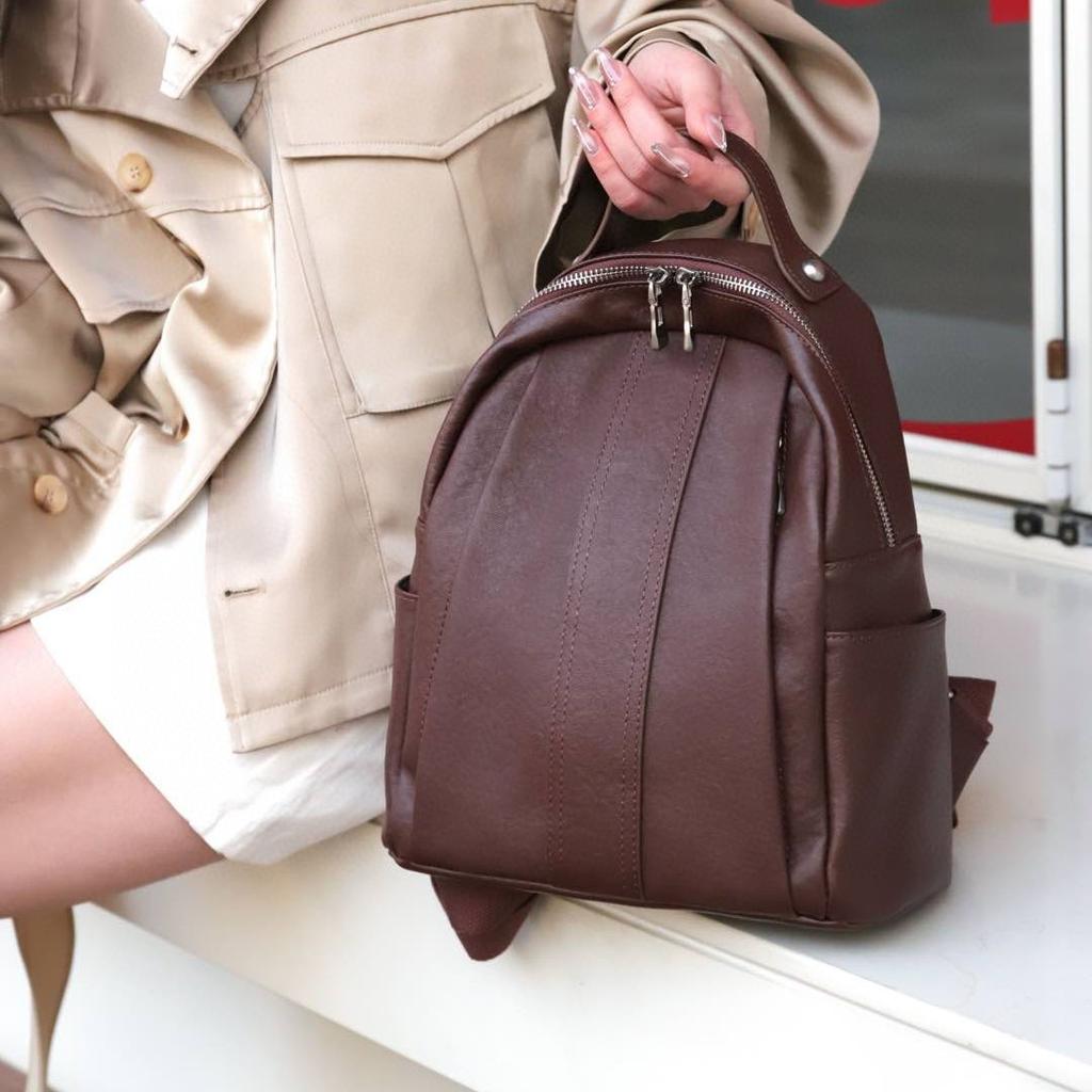 Leather Backpack Women Fashion Women Backpack Head Layer Cowhide Soft Leather Backpack