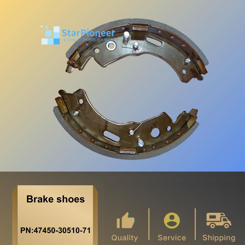 Forklift parts brake pad brake shoe for 7FD35,7FD45,7FG35,7FD45 PN: 47450-30510-71,47450-30511-71,47450-36760-71