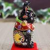 Washa No Kura Stylish Ornament Kutani Ware Left Hand Lucky Cat Kuromori Opening Celebration Opening Celebration Birthday Present Gift