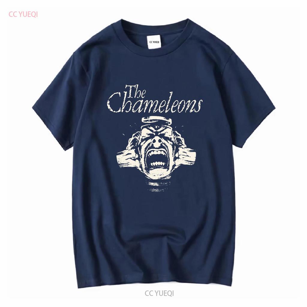 Vtg The Chameleons Band In Concert Tour Cotton Black All Size T Shirt KK577 long or short sleeves vintage Washed streetwear
