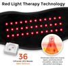 Red Light Heating Neck & Wrist Support with Vibration Massage – 660/850nm Therapy Heat Pack.