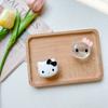 Mobile Phone Airbag Holder, Transparent Cat Bow, Black Pink Paste Type, Retractable Back Sticker, Desktop Watching Dramas