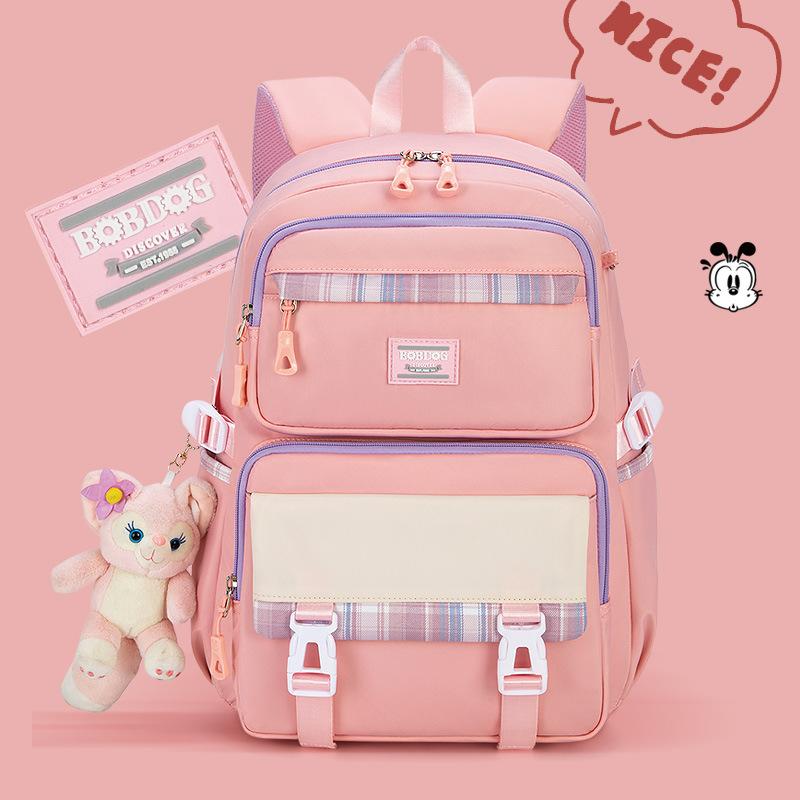 Elementary School Bag, Girls' Children's Ultra-light Burden Reduction, Spine Care, Junior High School Students