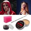 Conjunto de Cera Escultora para Maquiagem de Cinema e TV: Corretor para Ferida de Faca, Cicatriz, Sangue, Sobrancelha e Nariz de Halloween.