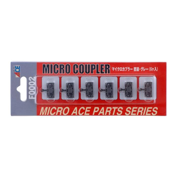 Micro Ace Масштаб N Микросцепка, Короткосцепка, Серый (6 шт.) Ф0002