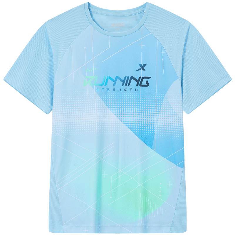 Xtep Kids' Gradient Print Quick-Dry Short-Sleeve T-Shirt
