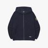 Diadora Terry Jacquard Zip-Up Hoodie Jacket Navy