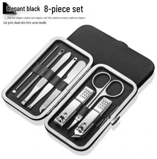 24-Piece Stainless Steel Nail Clipper & Manicure Set
