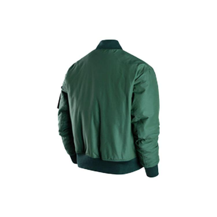 Jordan Essentials MA-1 Reversible Flight Woven Cotton Jacket Winter Men Outerwear Green DA9797-333
