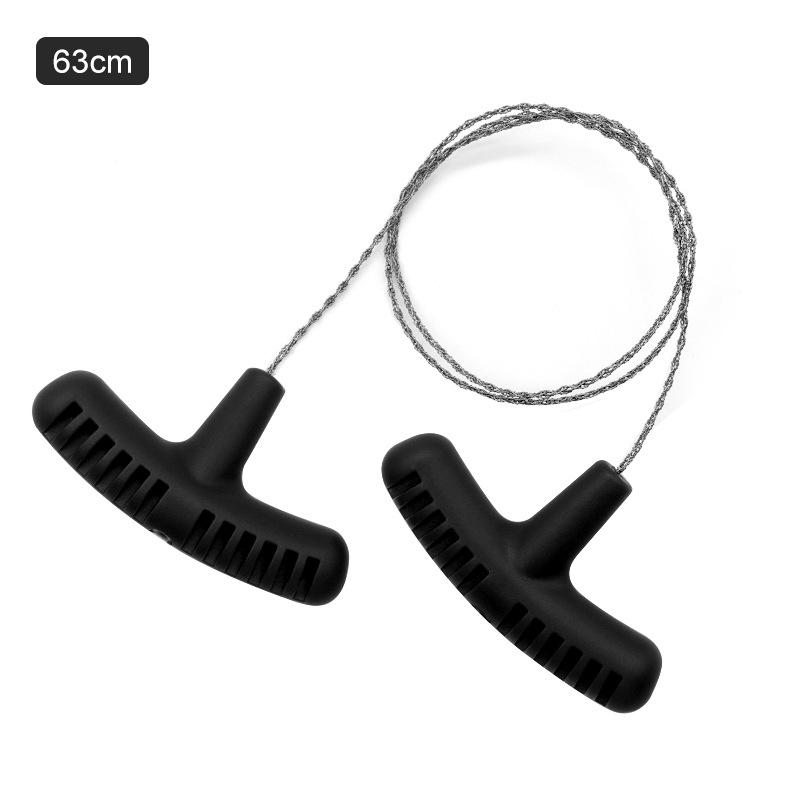 Stainless Steel Multi-Purpose Pocket Wire Saw for Outdoor Survival and Camping