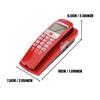 FSK DTMF Caller ID Telephone Corded Phone Desk Put Landline Fashion Extension Telephone for Home