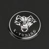 4pcs 56mm 60mm Universal Car Wheel Center Cover Hub Cap Wolf Sticker Replacement