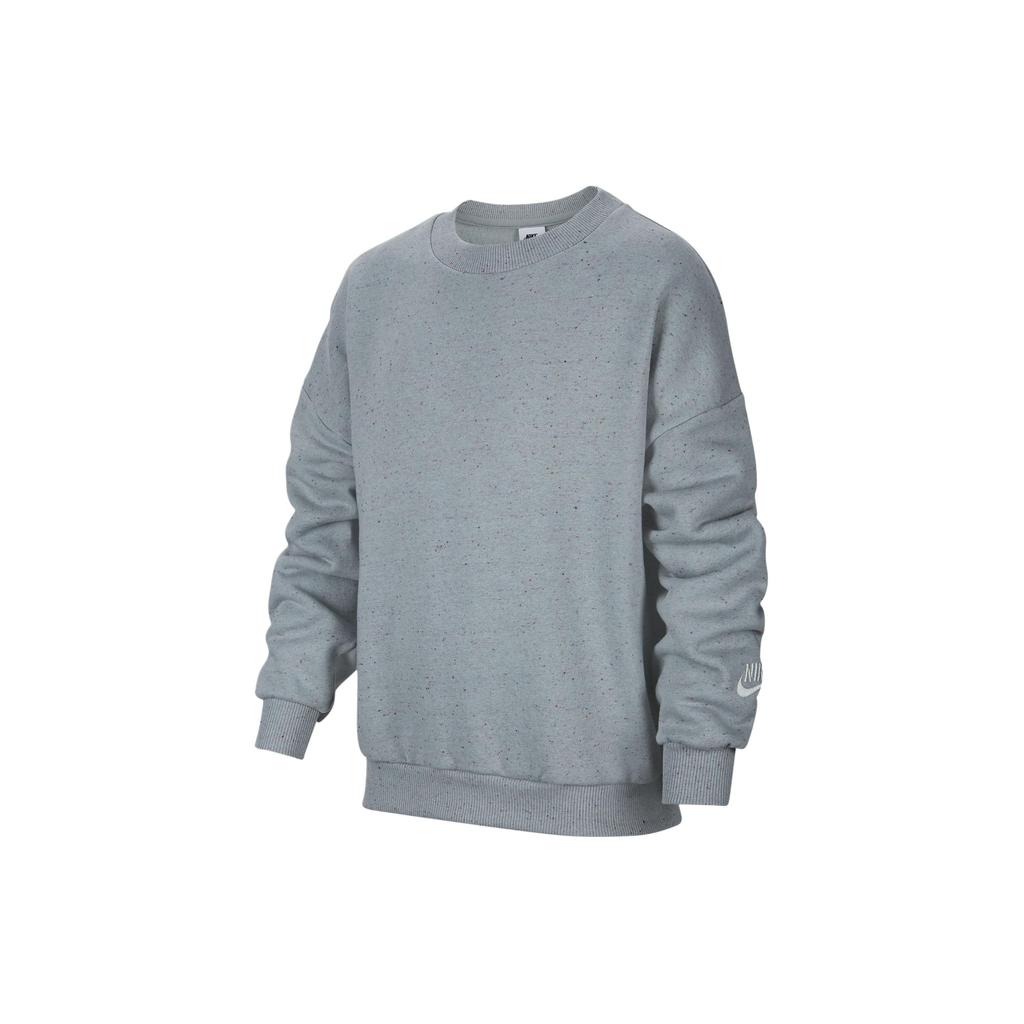 Nike Sportswear Icon Fleece Crew Neck Sweatshirt Kids Tops Fossil-Stone FN7274-041