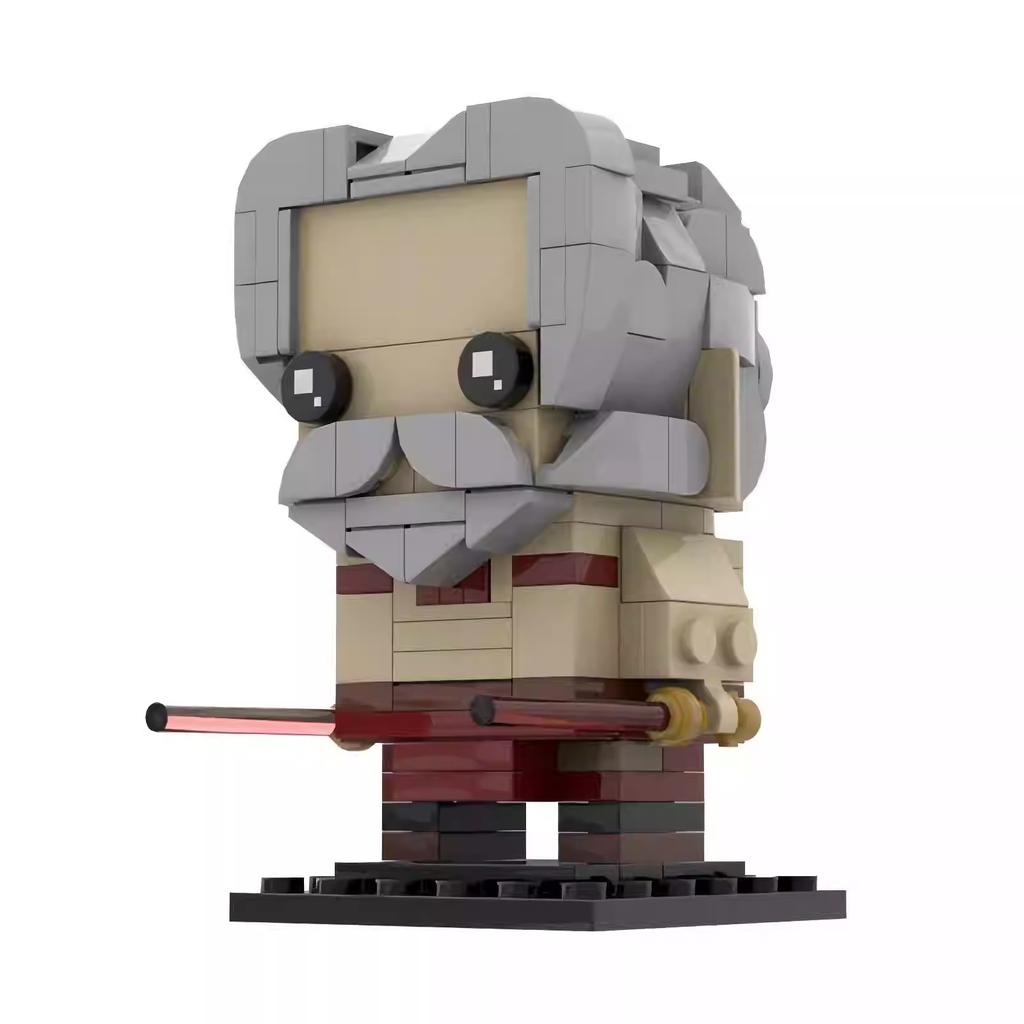 GSBAN Space MOC Wars Movie Brickheadz Figures Obi Maul Model Building Blocks Toys For Children Toy Kids Gifts Bricks