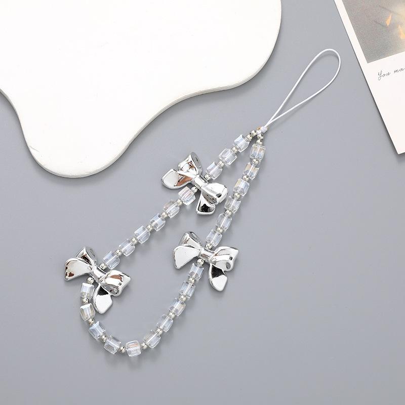 

Намистинний бантик для телефону: Захисний від падінь та проти втрати ремінець на зап ястя з коротким шнурком Phone Chain