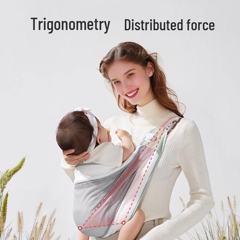 Multifunctional Front-Facing Baby Carrier with Horizontal Hold and Waist Stool for Newborns