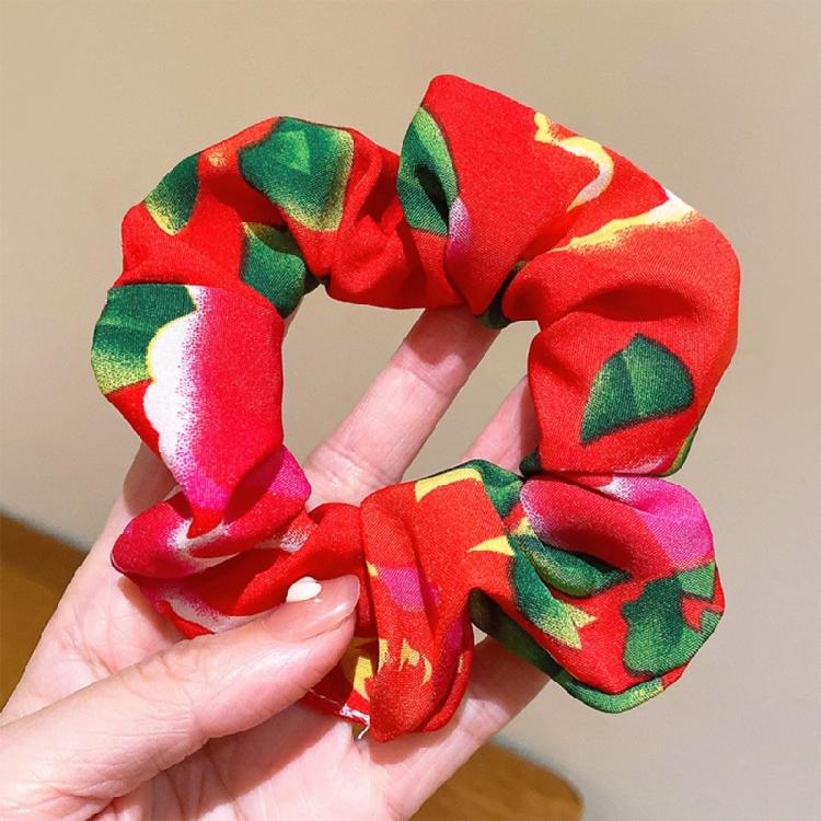 Wide Headband for Halloween Creative Scrunchie Floral Hair Tie Birthday Gifts
