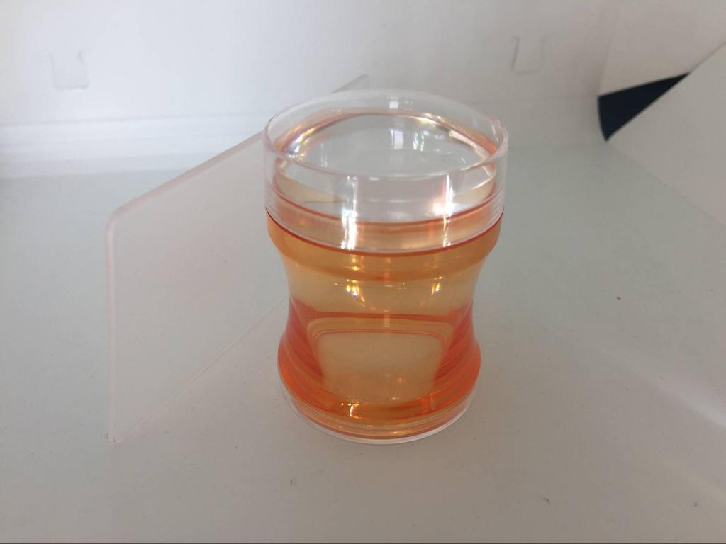 3.8CM Clear Nail Art Stamping Seal with Scraper