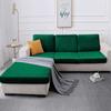 1pc Velvet Sofa Cushion Cover Stretch Washable Removable Slipcover Plush Living Room Seat Cover Solid