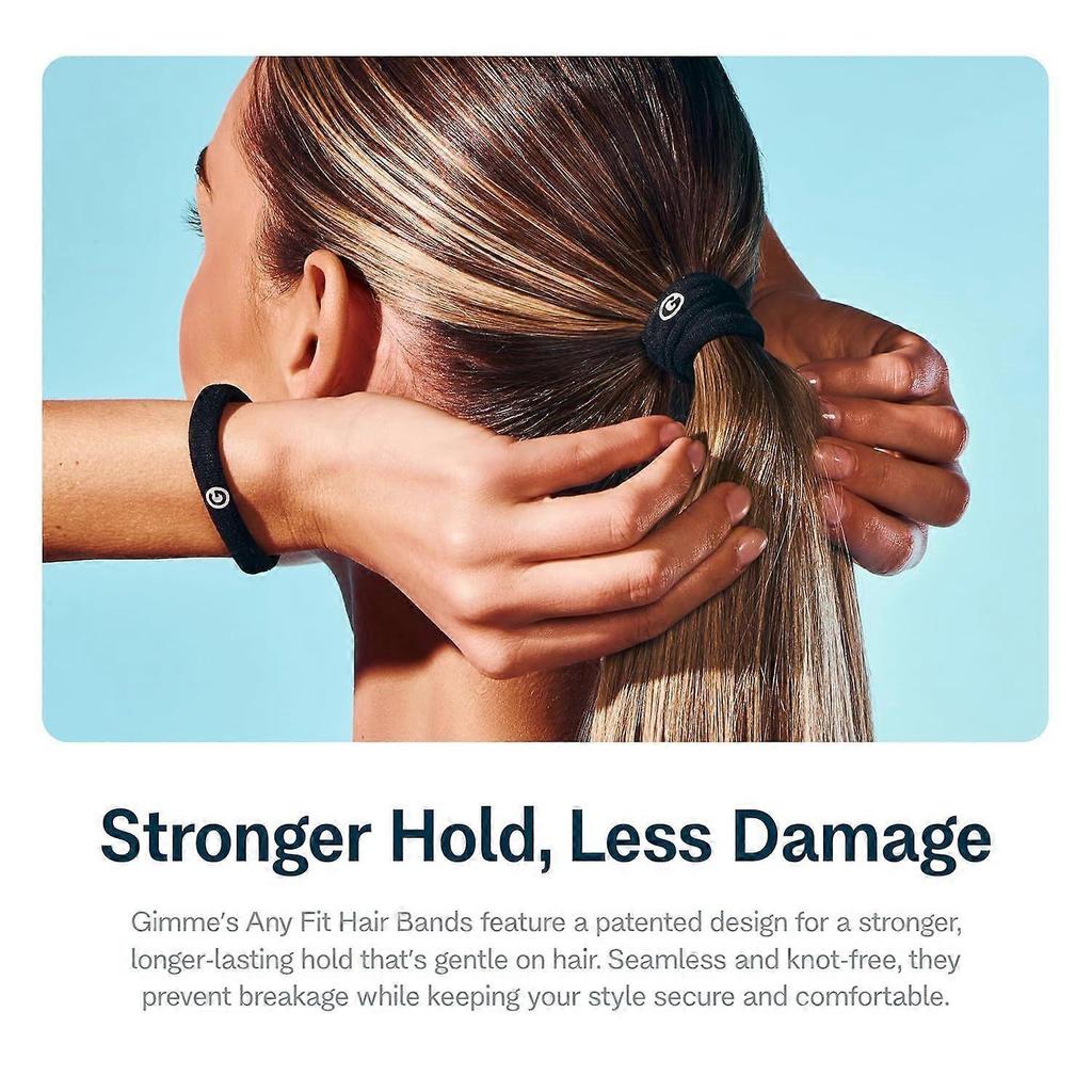 Hair Bands - Crease-Free Hair Ties for Effortless Styling - Firm Hold - Seamless