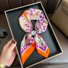 New Silk Square Scarf Women Retro Paisley Cashew Print Neckerchief Female Foulard Head Hijab Hairband Soft Neck Bag Ribbon Satin