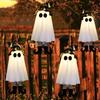 Floating Halloween Hanging Ghost Flashing Halloween Hanging Ornament  Outdoor