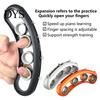 Übung Finger Gitarre Fingerstrecker Drehbar Verstellbar Glatte Oberfläche Flexibilität verbessern Tragbar Professionelles Training Universal Violine
