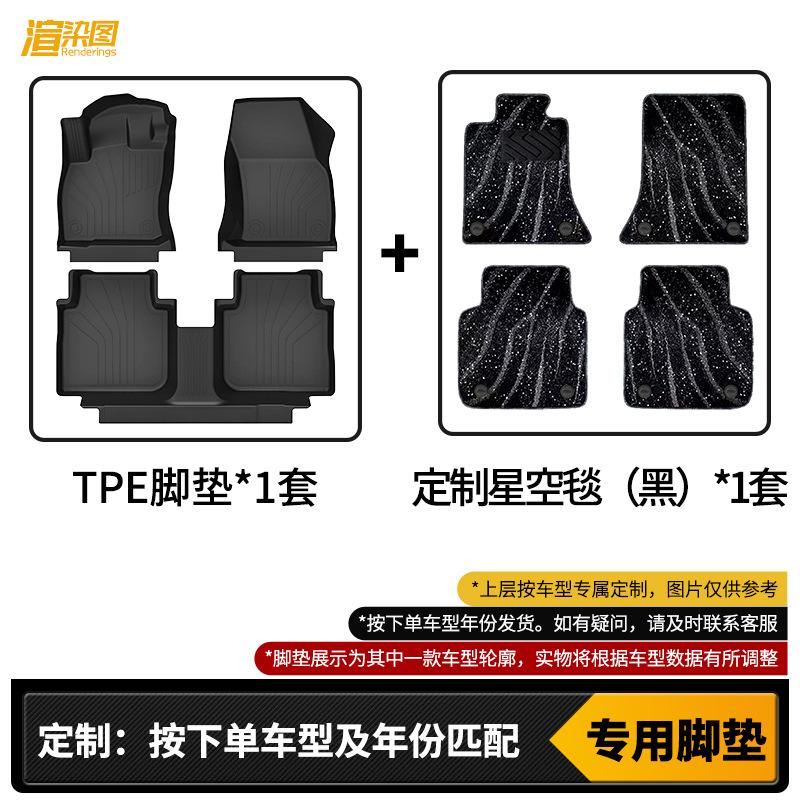 Refine S5 TPE Double-Layer Car Floor Mats: Waterproof, Full-Surround, Wear-Resistant.