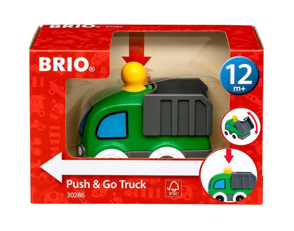 

Вантажівка BRIO Push Go Truck 30286 Green &