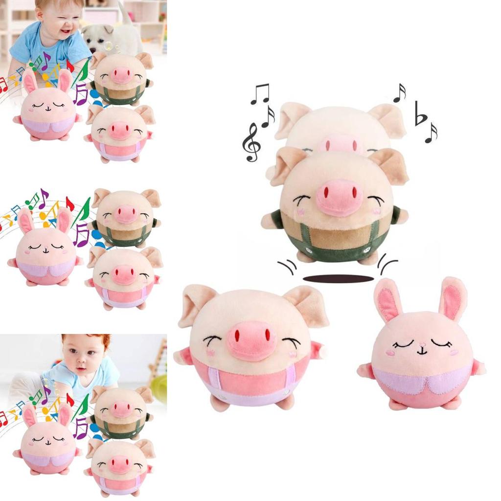Adorable Electric Plush Pig Toy With Usb Charging For Kids Featuring Music And Dancing