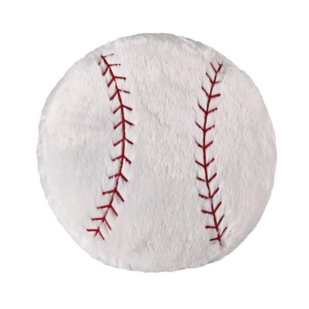 Cute Plush Spherical Cushion Simulated Football Cushion Basketball Plush Toy Doll Giving Children Gifts Family Fun Ornaments