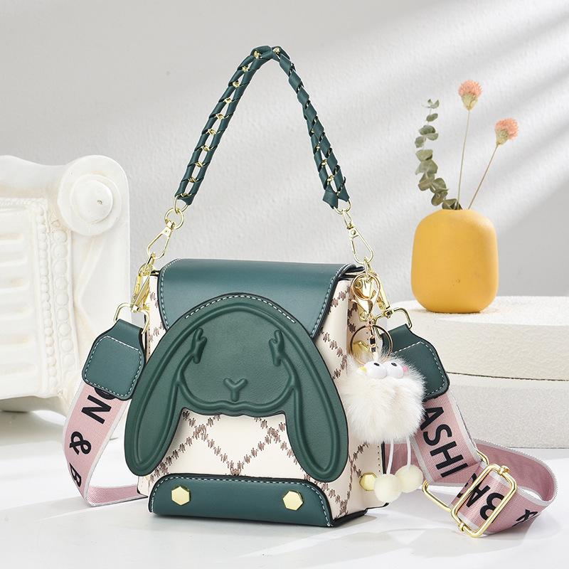 Versatile temperament bucket bag new messenger bag summer exquisite handbag exquisite shoulder bag women's bag bags
