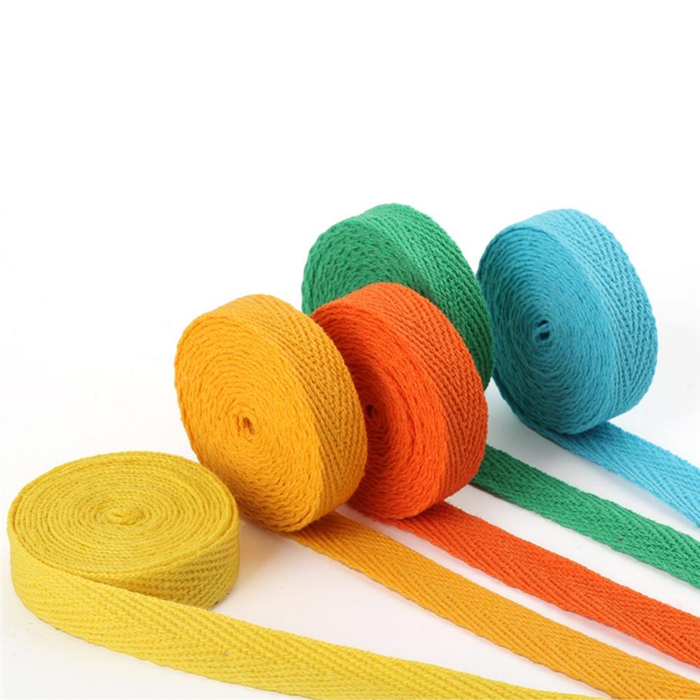 Sewing Belt Packing Webbing DIY Accessories Woven Ribbon Herringbone Tape Cloth Strap Cotton Ribbon