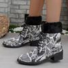 New Falshion  Boots Women  Lace Up Warm High Quality  Short Boots