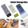 Kitchen Drawer Organizer Tray with Adjustable Compartments Cutlery Holder for Knives Forks Spoons Space-Saving Multi-Purpose Storage for Utensils