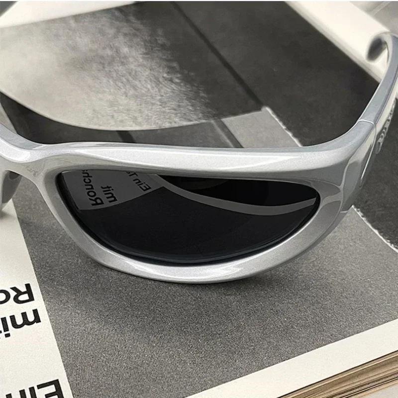 Y2k Eyeglasses Classic Punk Wrap Around Vintage Sunglasses Women Men Luxury Sun Glasses Fashion Sport Eyewear UV400 Goggles