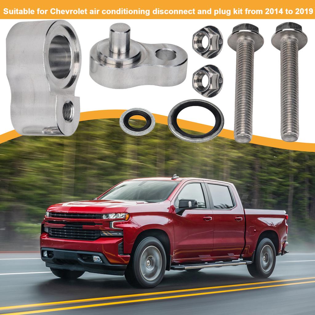 Car Rear Air Conditioning A/C Block Off Kit Replacement for Chevy Suburban 2015-19 for GMC Yukon 2014-19