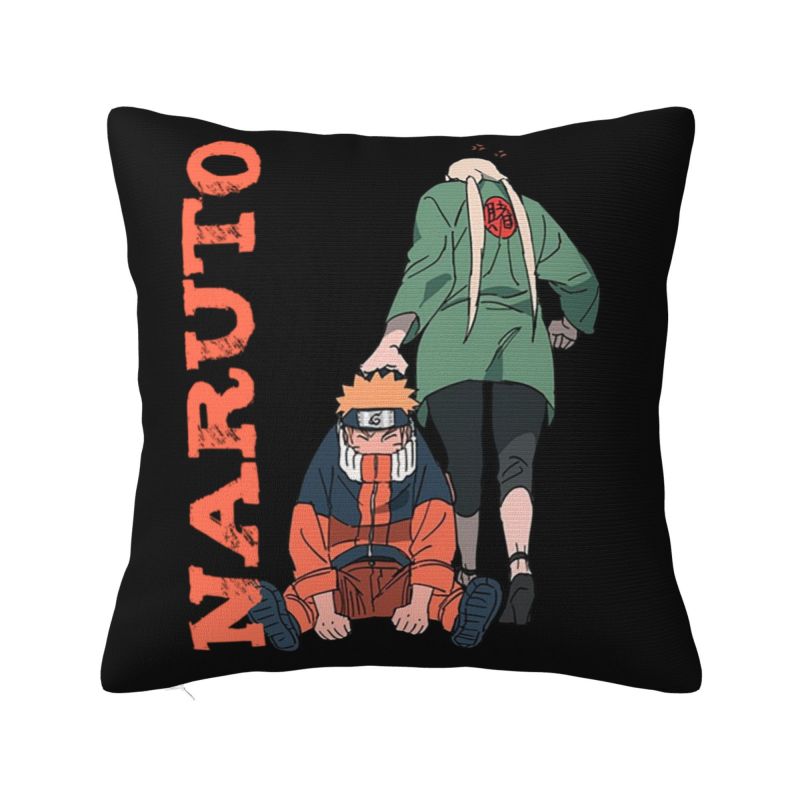 Custom Nordic Uzumaki Anime Cushion Cover Polyester Harajuku Manga Pillow Case