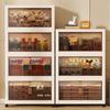 Foldable Multi-Layer Storage Cabinet for Clothing, Snacks, Books, and Toys