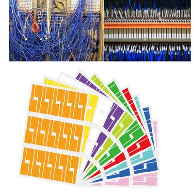 300Pcs Αδιάβροχες ετικέτες καλωδίων Αυτοκόλλητες ετικέτες καλωδίων αυτοκόλλητες ετικέτες για ταξινόμηση σήμανση καλωδίων