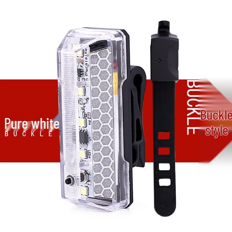 NQY USB Rechargeable Rainproof Bicycle Taillight with Long Battery Life